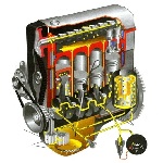 Система картерной смазки и вентиляции двигателя змз-451