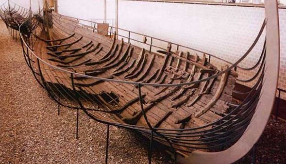 Остатки судов викингов в Роскилле