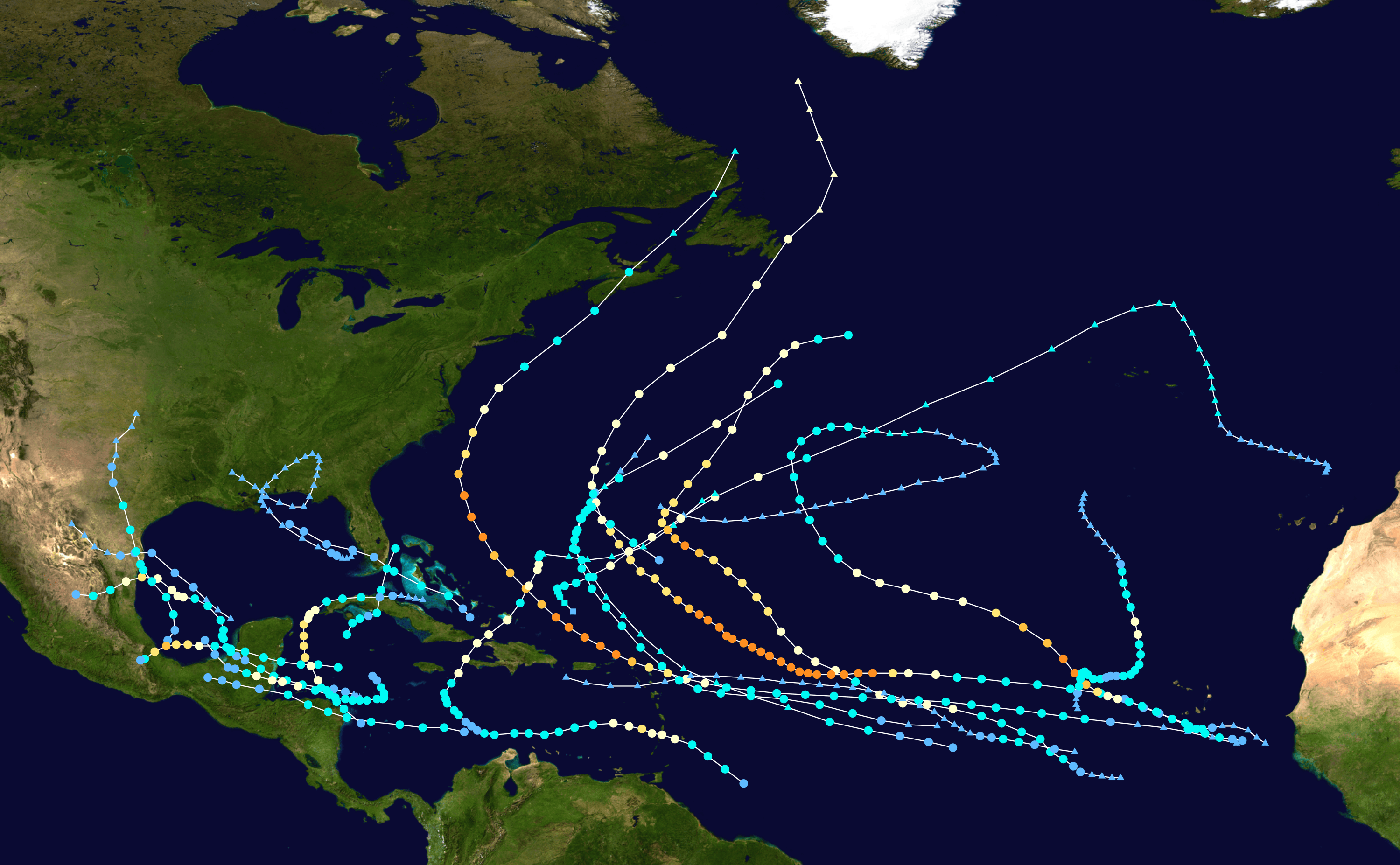 Атлантических циклоны