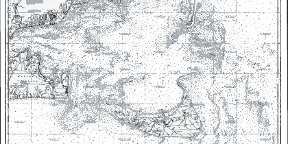 Английская морская карта меркаторской проекции